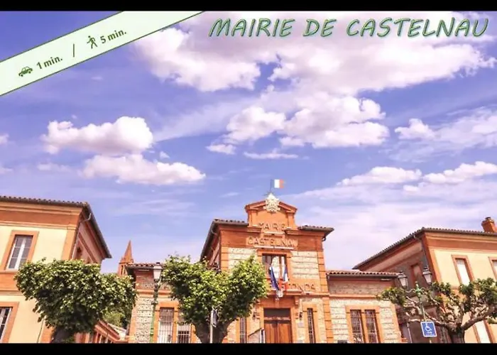 Le Cosy Wifi Clim Parking * Castelnau-dʼEstrétefonds